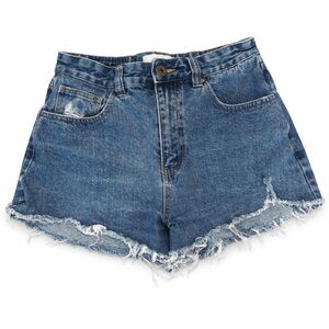 Cotton On High Rise Mom Cutoff Jean Shorts